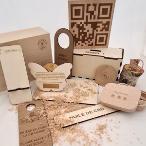 Personnalisation d'objets en bois