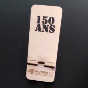 support à smartphone personnalisé