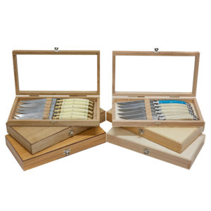 Boites à couteaux en bois