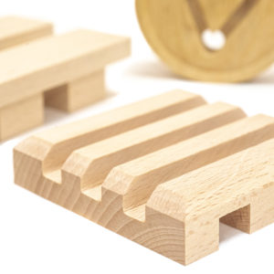 porte-savons en bois