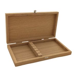 boite à couteaux en chêne brut