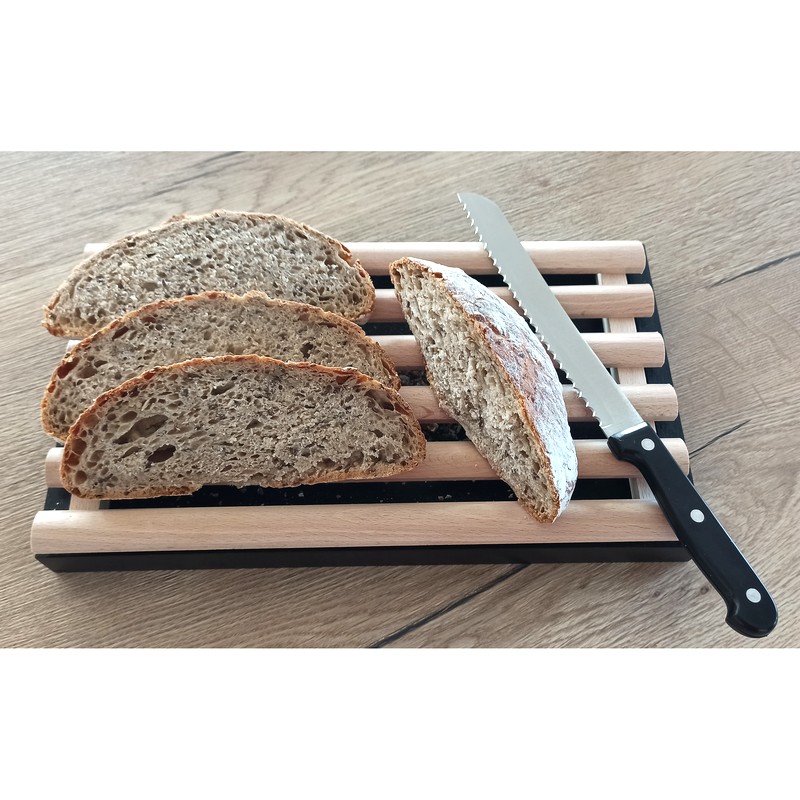 Planche à pain avec ramasse miette