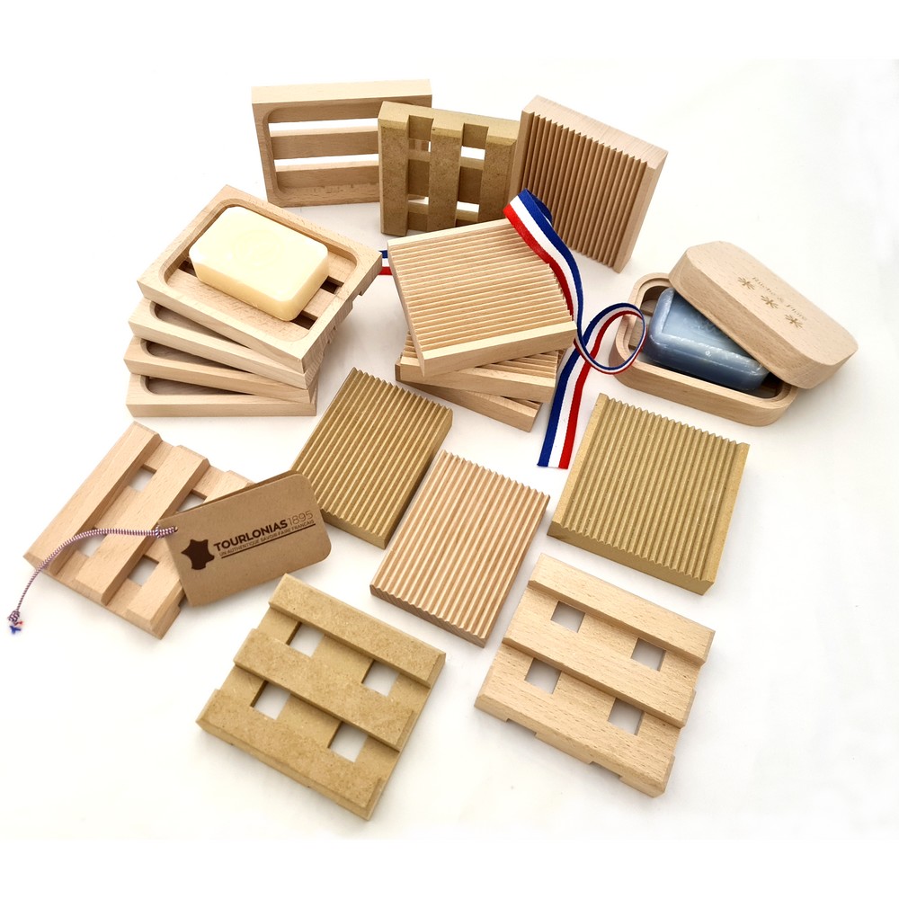 Porte savons en bois